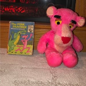 Vintage Pink Panther Adventures in Z-Land Big Little Book & vintage Pink Panther